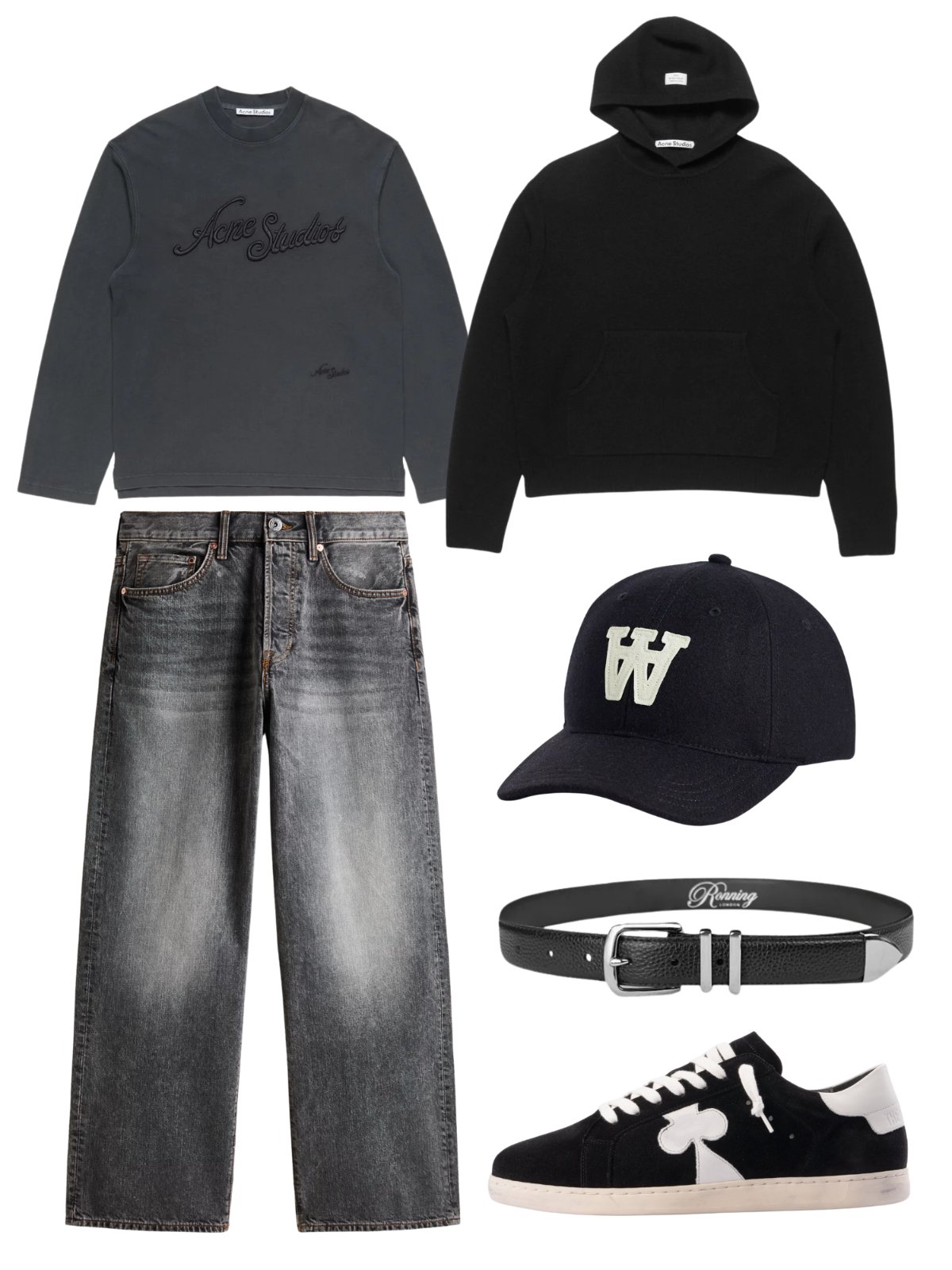 Dark Denim & Layers — streetwear — outfit herr — with shoes and jeans