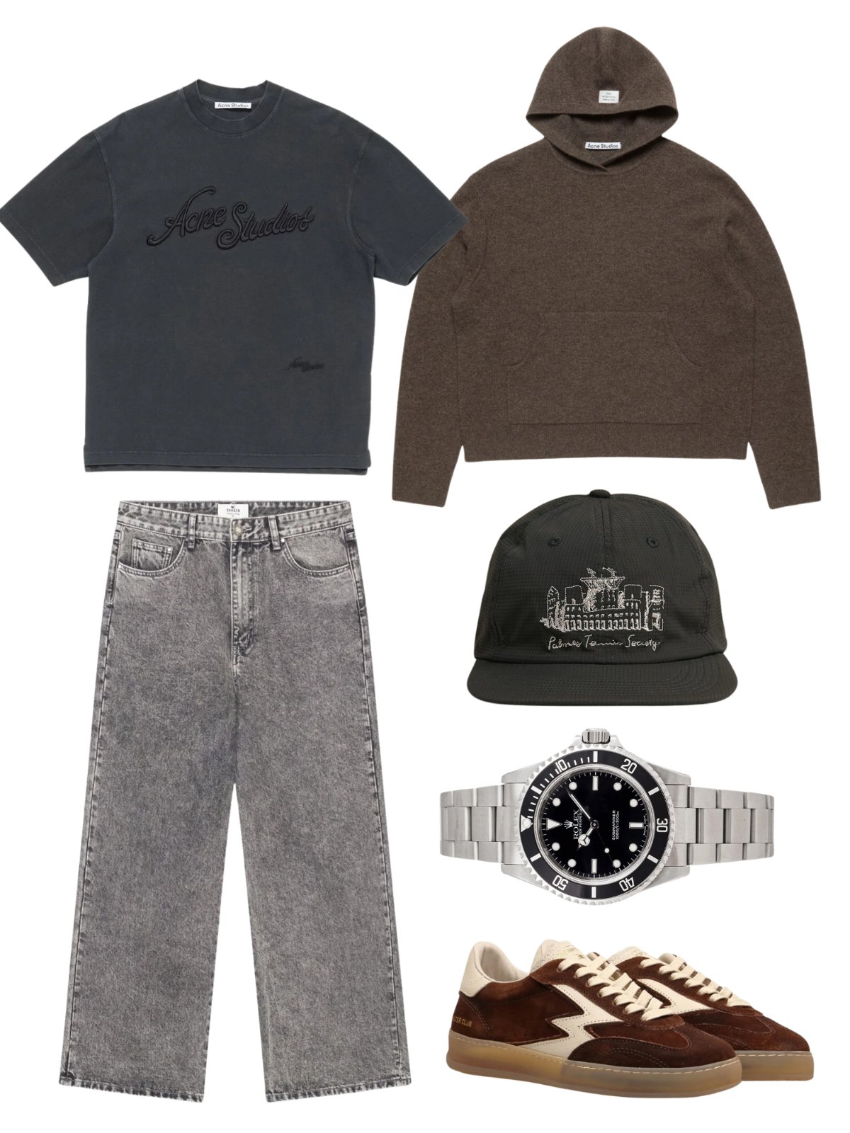 Ash & Tobacco Layers — streetwear — outfit herr — with hoodie and jeans